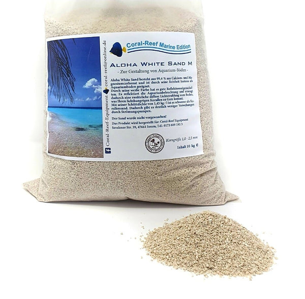 Aloha White Sand M 1-2,5 mm  10kg Coral Reef