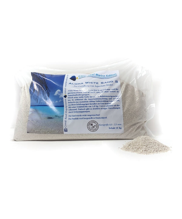 Aloha White Sand  S 0,5-2,5 mm 10kg Coral Reef