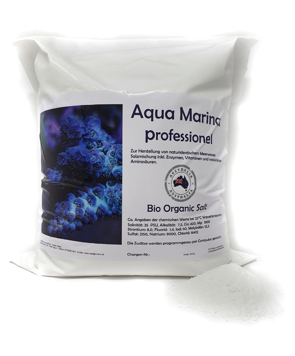 Aqua marina professionel-marine Salt 5kg im Beutel bio organic Coral Reef