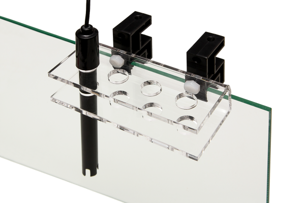 Sondenhalter für Messonden mit Durchmesser 12mm Befestigung an horizontale + vertikalen Scheiben bis 14mm möglich. GroTech