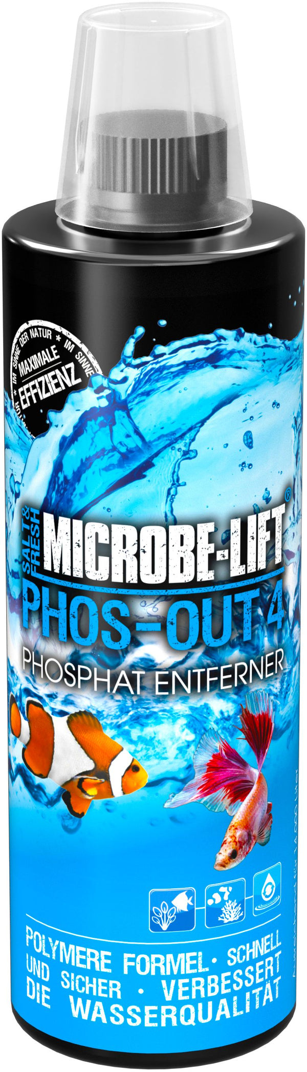 Phos-Out 4 - flüssiger Phosphatentferner (473ml.) Microbe-Lift