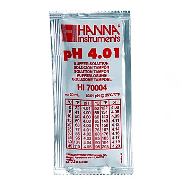 Pufferlösung pH 4,01, 25 Beutel a 20ml Hanna Instruments