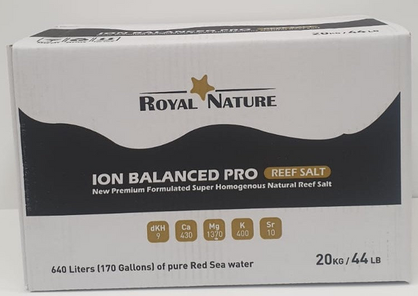 Ion Balanced Pro Reef Salt / Salz 20 kg Carton Box Royal Nature