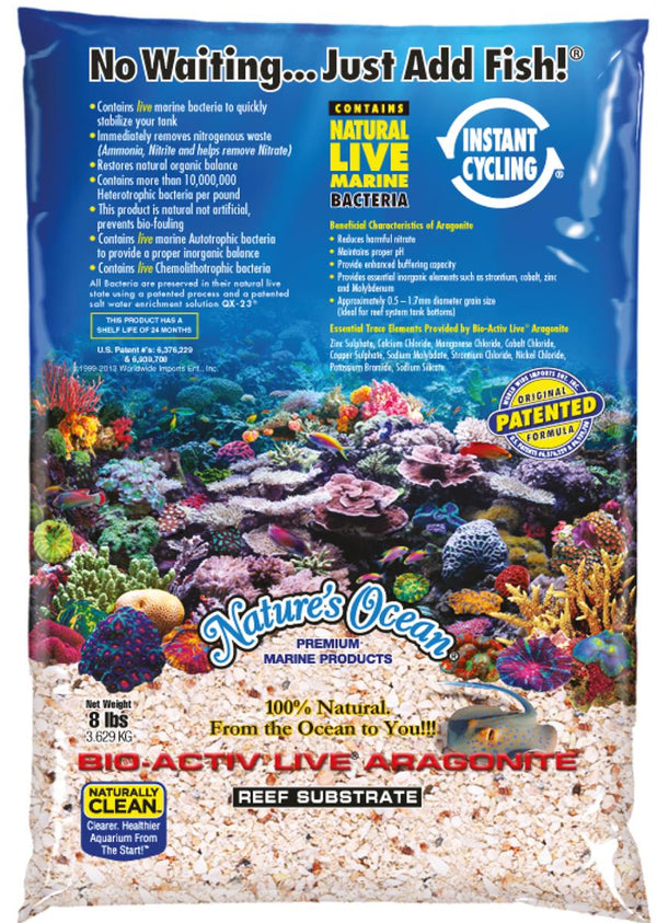 Aragonite Live Reef Substrate 1,0- 2,5mm  7,26kg AMA GmbH