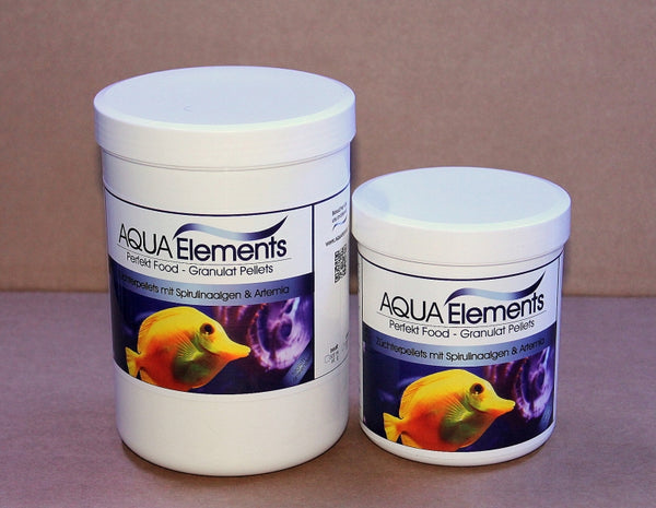 Granulat Futter / Pellets, 500 ml / 250 g Dose Spirulinaalgen &  Artemia AquaPerfekt