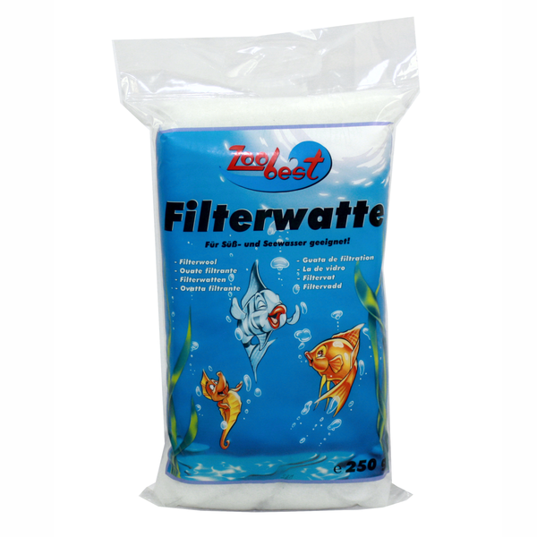 Filterwatte, weiß 250 g Zoobest