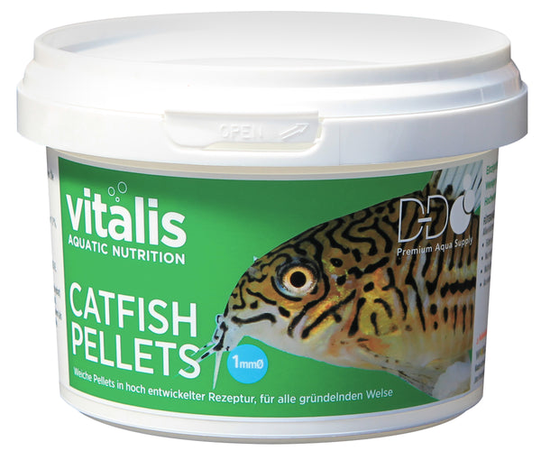 Catfish Pellets Süsswasser Ø 1 mm - 1800 g Vitalis