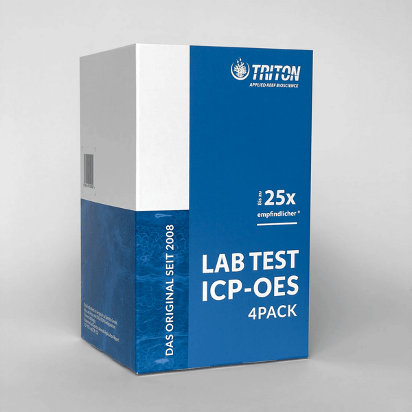 4er Pack TRITON ICP-Test - professionelle Meerwasseranalyse Triton