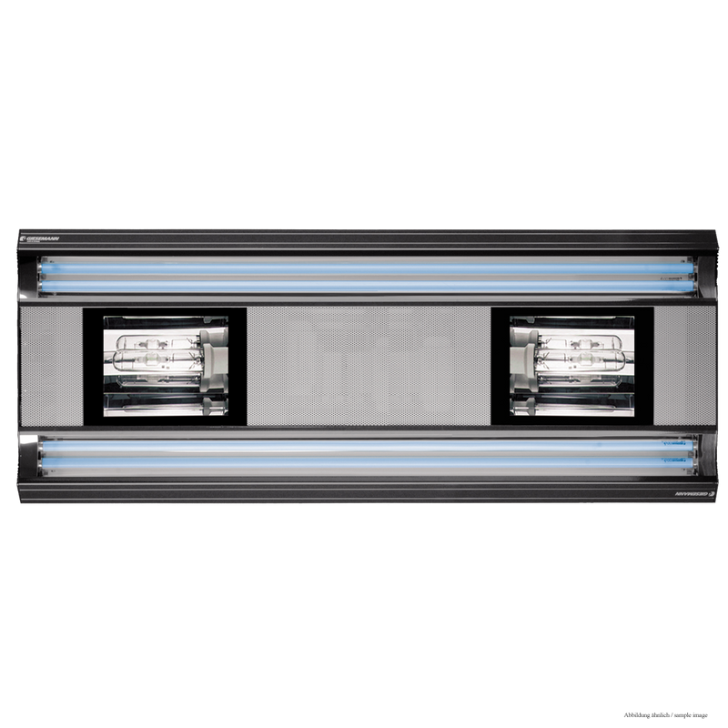 Spectra 1200 mm - 2x250W/4x54 W  - inkl. HQI- und T-5 Lampen - weiß Giesemann