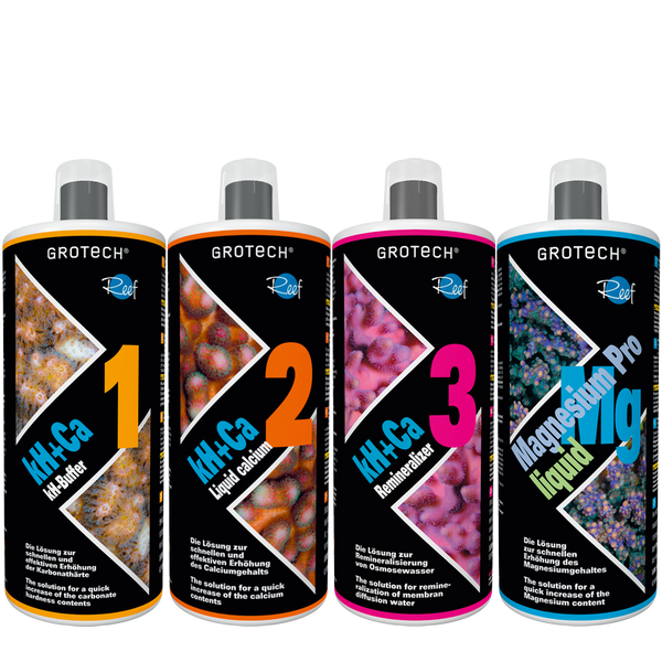 kH+Ca 1,2,3 + Mgpro liquid je 1000ml Set GroTech