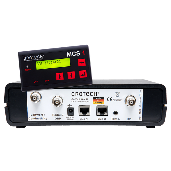 SET MCS - MU1 - MCS  ( Messwerterfassung) incl. pH + Temperatur + Redox + Leitwert + Messonden GroTech