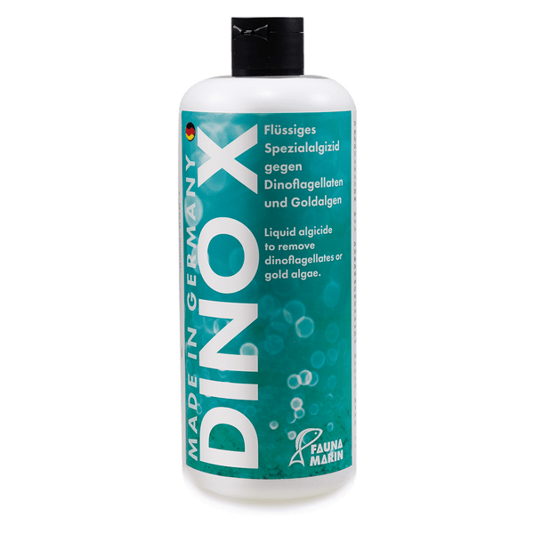 Dino X 250ml wirkt gegen Dinoflagellaten, Briopsis und andere Algen, sicher für Niedere Tiere Fauna Marin