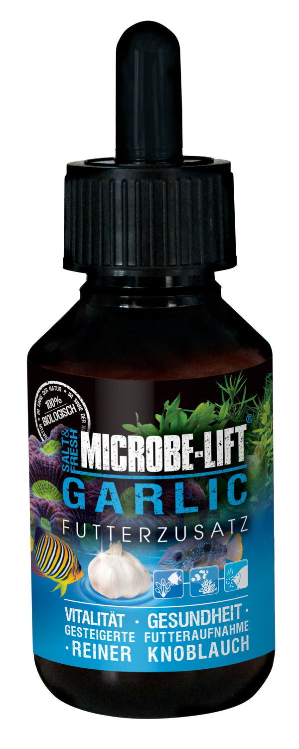 Microbe-Lift Garlic Enhancer  8 oz 237ml Microbe-Lift