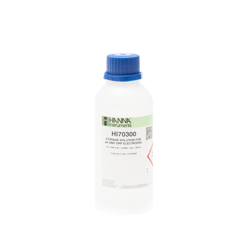 Aufbewahrungslösung für Elektroden, 230 ml Flasche Hanna Instruments