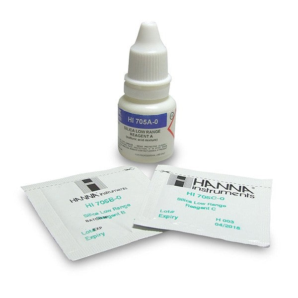 Reagenzien für HI705 Silikat (0,00 bis 2,00 mg/l) 25 Tests Hanna Instruments