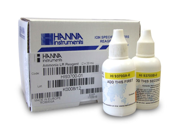 Reagenzien für Photometer Ammonium niedrig (300 Tests) Hanna Instruments