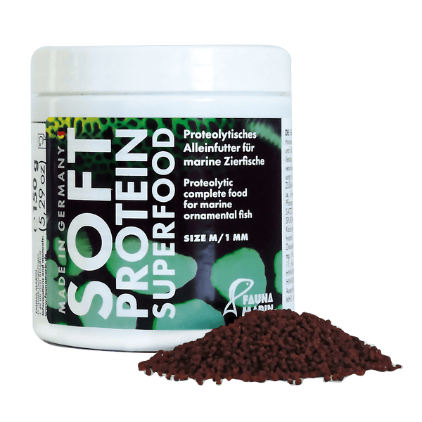 Soft Protein Super Food Grösse M 100ml Proteolytisches Alleinfutter für Meerwasserzierfische Fauna Marin