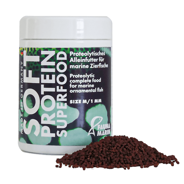 Soft Protein Super Food Grösse M  250ml Proteolytisches Alleinfutter für Meerwasserzierfische Fauna Marin