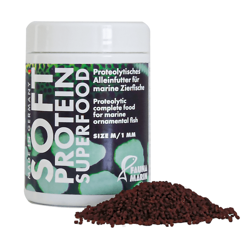 Soft Protein Super Food Grösse M  250ml Proteolytisches Alleinfutter für Meerwasserzierfische Fauna Marin