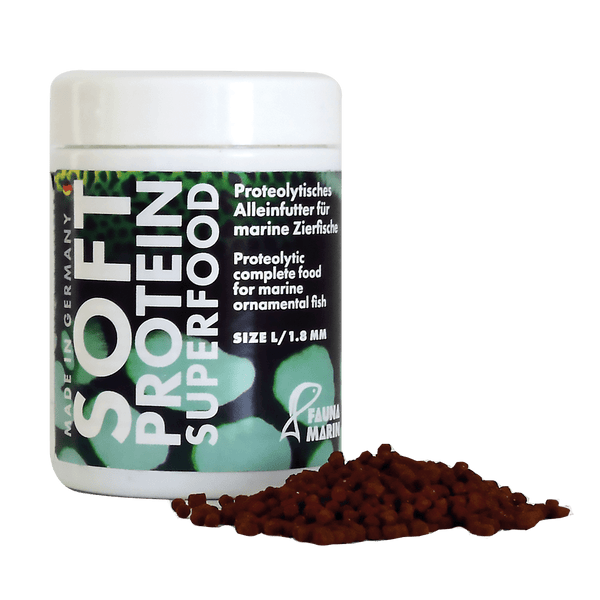 Soft Protein Super Food Grösse L  100ml Proteolytisches Alleinfutter für Meerwasserzierfische Fauna Marin