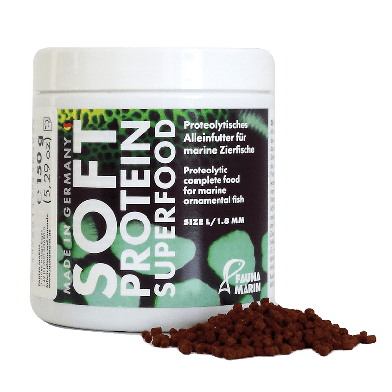 Soft Protein Super Food Grösse L   250ml Proteolytisches Alleinfutter für Meerwasserzierfische Fauna Marin