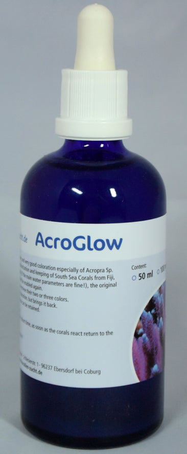 Acro Glow 1000 ml Fördert die Gesundung und sehr gute Ausfärbung speziell von Acroporen. Korallenzucht