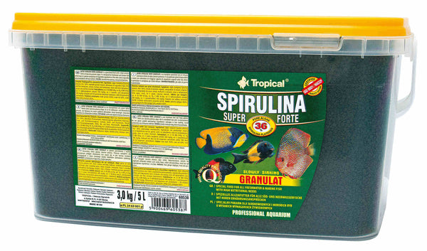 Tropical-Futter Super Spirulina Forte 36% 5 Ltr. / 1 Kg Tropical Deutschland