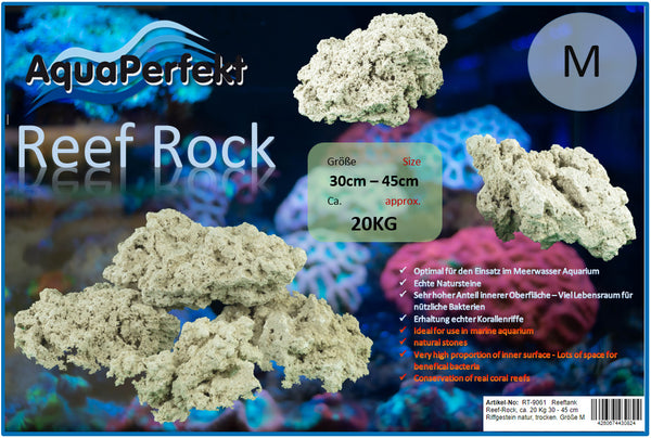 Reef-Rock, ca. 20 Kg 30 - 45 cm (M) AquaPerfekt