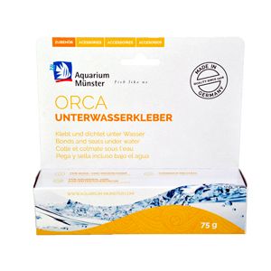 orca Unterwasser-Kleber 75 g, schwarz Aquarium Münster