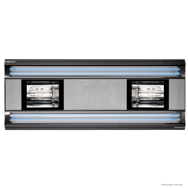 Spectra 1200 mm - 2x250W/4x54 W - inkl. HQI- und T-5 Lampen - iridium Giesemann