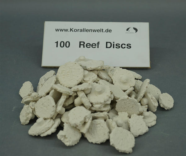 Reef Discs 100 pcs. für Rasterplatte glatte Oberfläche