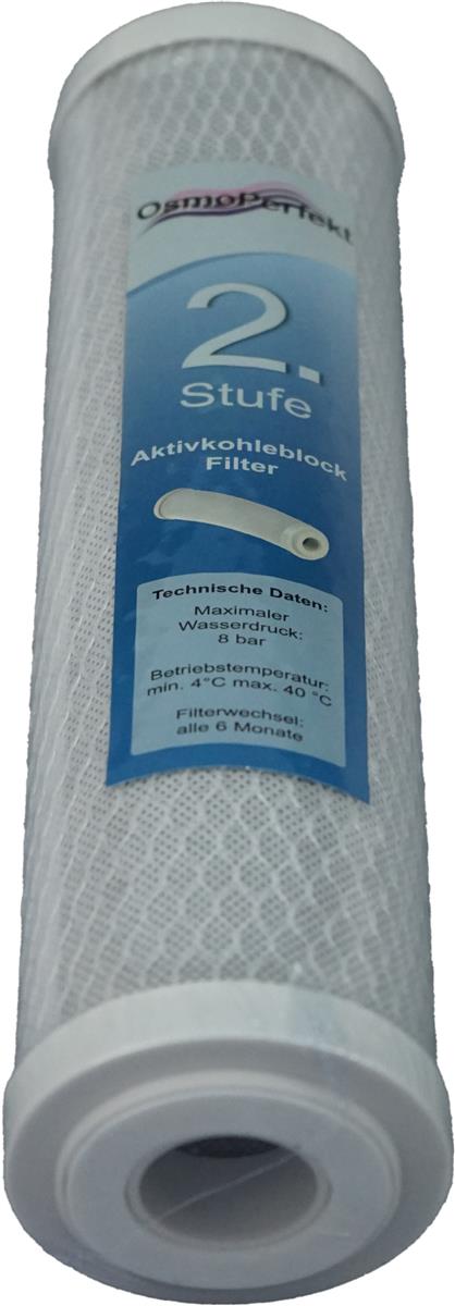 Kohlefilter Einsatz 10" für Pro Osmoseanlage AquaPerfekt