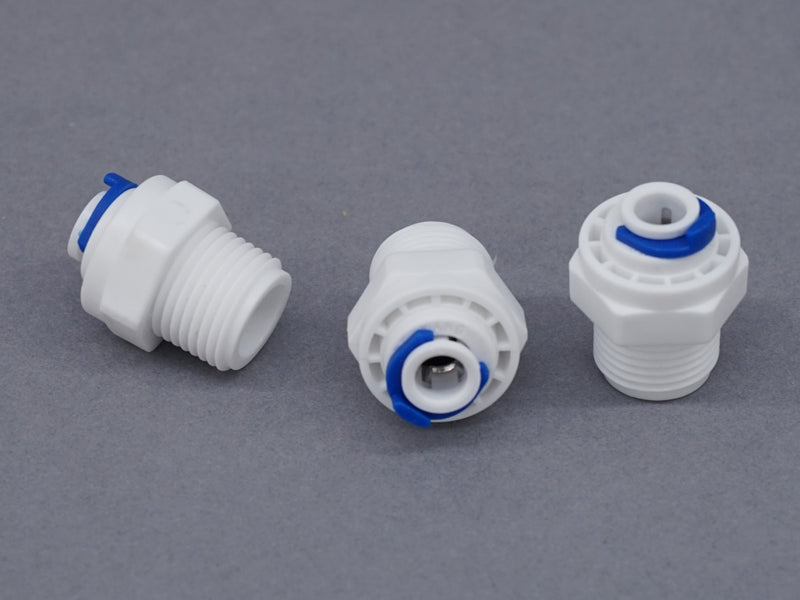 Gerader Anschluß/ Verbinder 1/4" ( 6 mm ) x 3/8" Gewinde AquaPerfekt