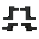 Aquariennetzabdeckung Ausschnitt 15/40mm (4 Teile) Red Sea