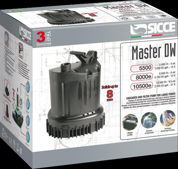 SICCE MASTER DW 5500Schmutzwasserpumpe 5400 l/h Sicce