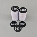 Nummernplättchen graviert mit fortlaufender vierstelliger Nummer 100 Stück AquaPerfekt