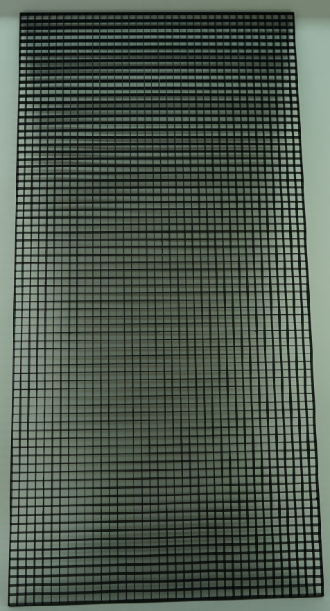 Korallengitter Schwarz 1210 x 600 x 12 mm, Waben 15x15x12mm ( Rasterplatten - Versand nur ab 5 Stück möglich )