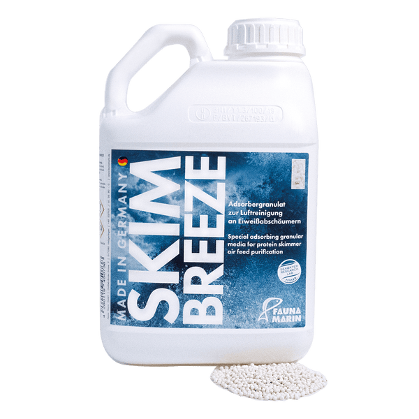 Skim Breeze Granulat 5500 ml Spezial Adsorber zur Luftreinigung an Eiweißabschäumern zur Stabilisierung des PH-Werts Fauna Marin