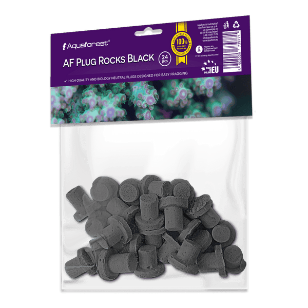 Aquaforest AF Plug Rocks BLACK 24 Stck. Aquaforest