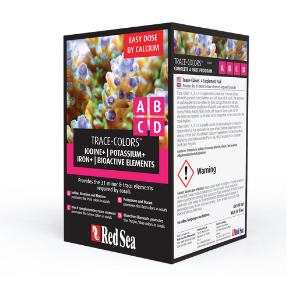 Trace-Colors  Starter Kit A,B,C&D  4x100ml Red Sea