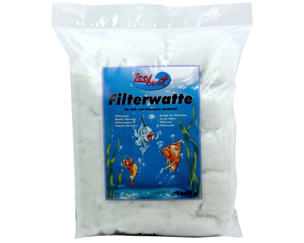 Filterwatte, weiß 1000 g Zoobest