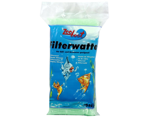 Filterwatte, grün  250 g Zoobest