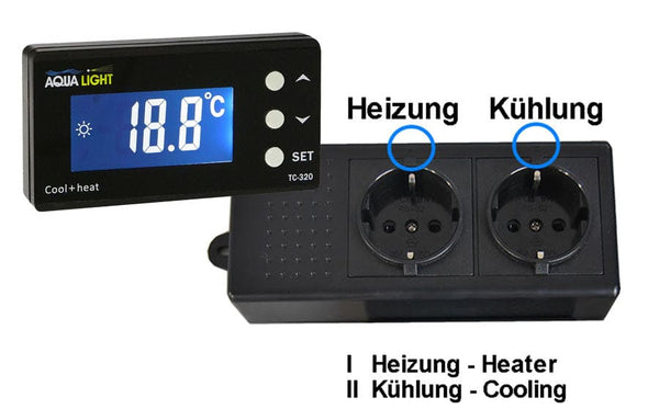 AquaLight Temperatur Controller TC-320 für Kühlung und Heizung AquaLight